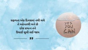 Success Motivational Shayari in Gujarati